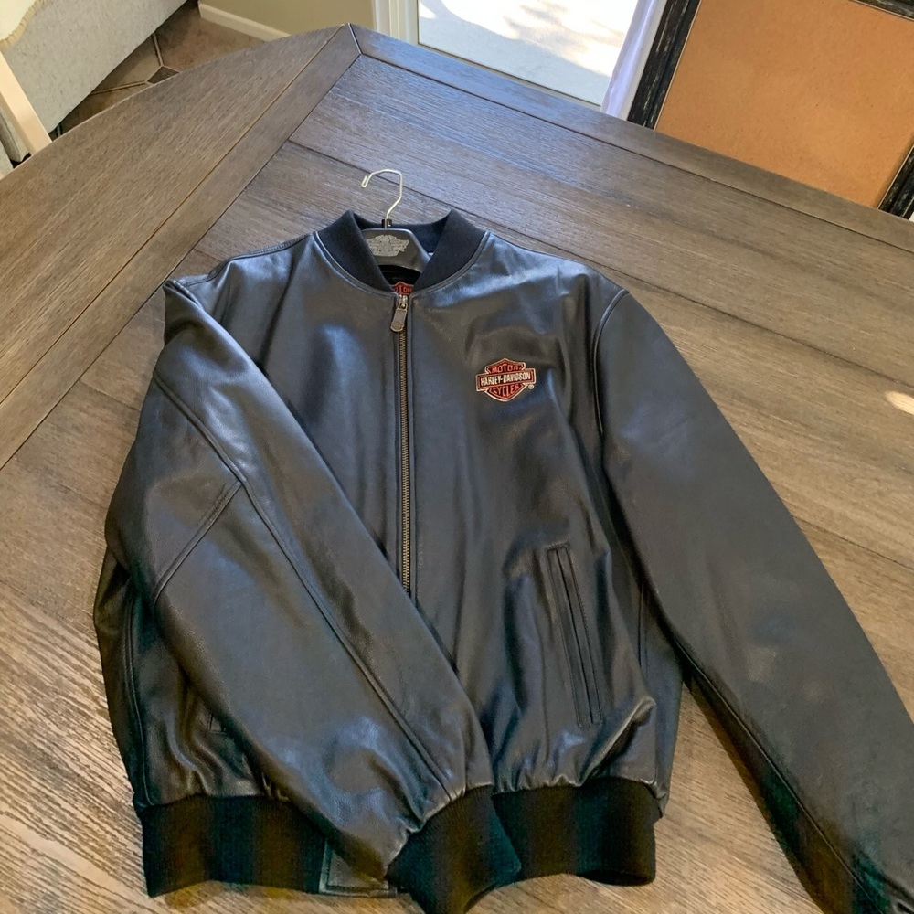 Men’s Harley-Davidson Leather Bomber Jacket